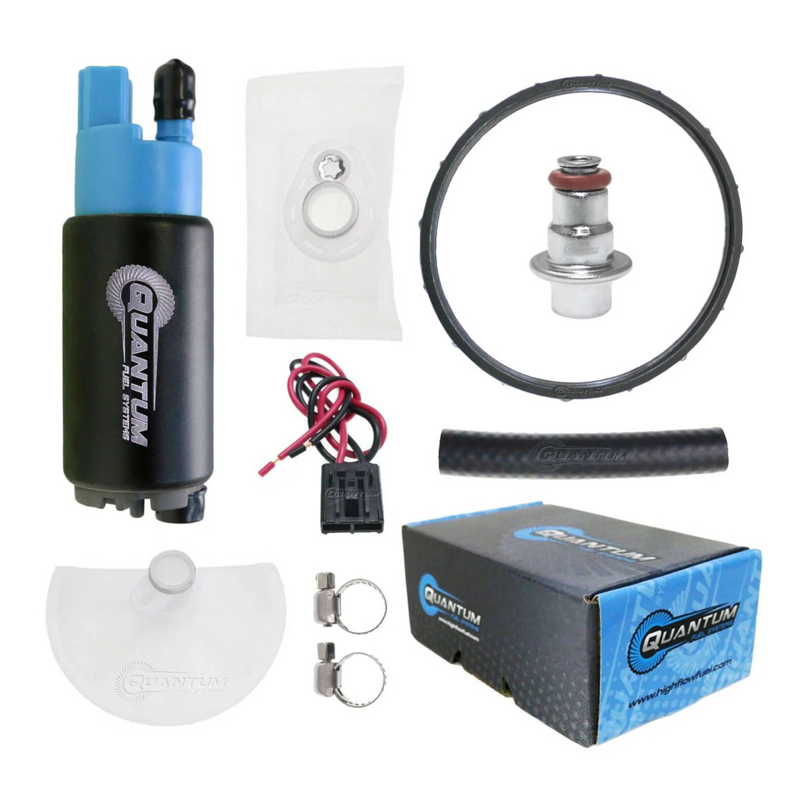 Quantum In-tank EFI Fuel Pump with Regulator, Tank Seal, Filter