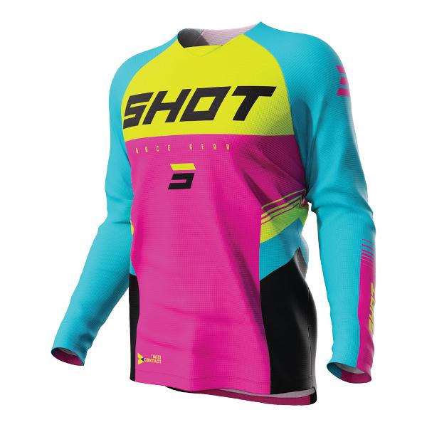 SHOT Kids Raw Jersey Tracer Pink