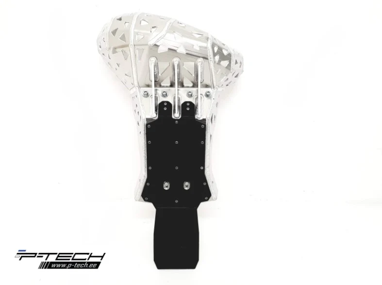 Skid plate with exhaust guard for KTM SX/ EXC/XC-W, Husqvarna TE/TX/TC 250, 300 2024-2025 - Image 2