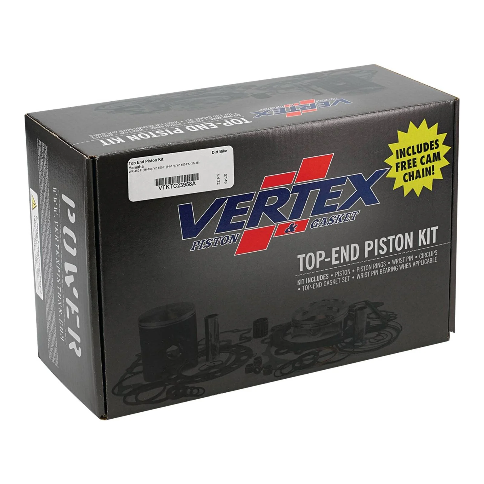 Vertex Top End Rebuild Kit - Forged Piston (A) - Image 5