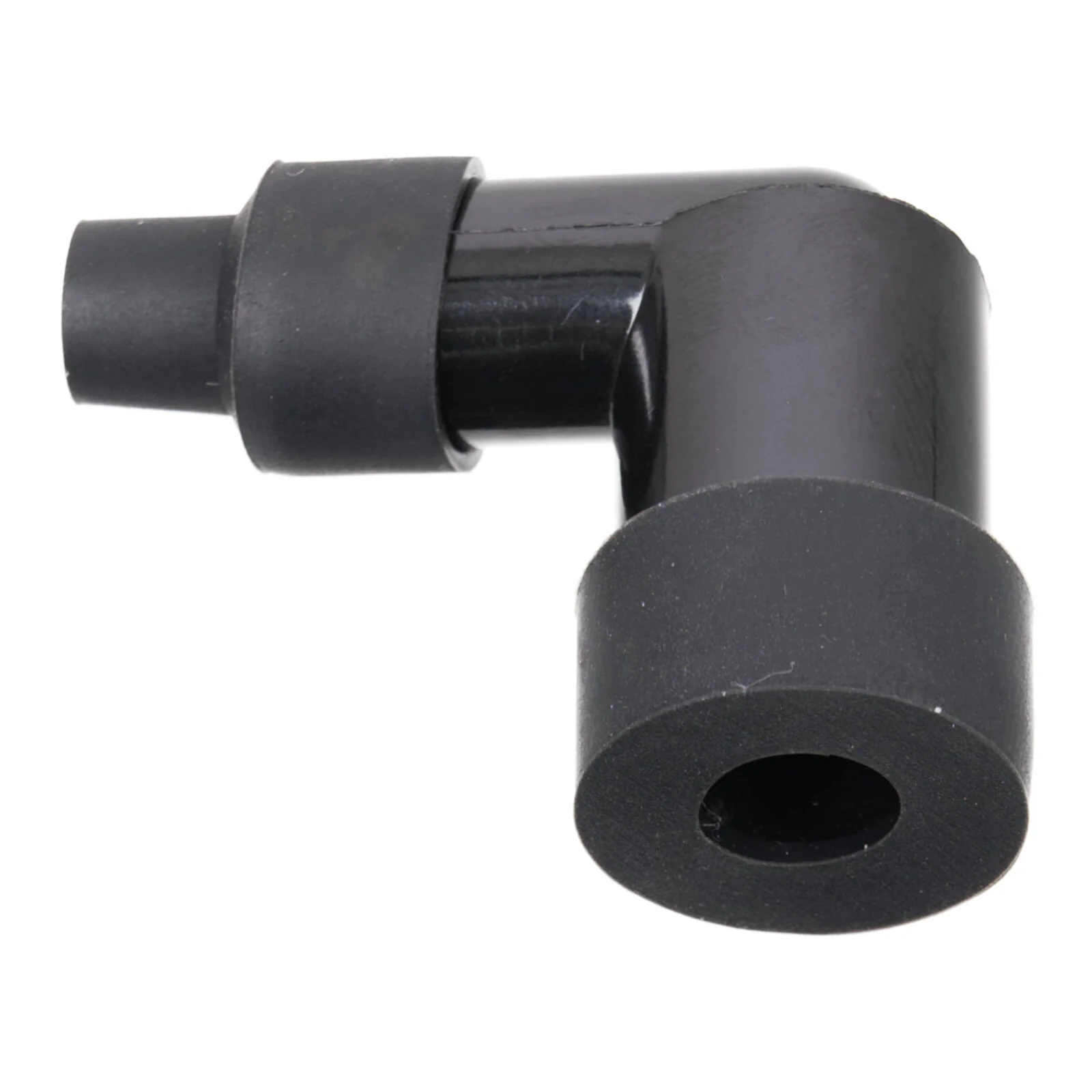 Whites Spark Plug Cap - Replaces LZFH - Right Angle - Black - Image 3