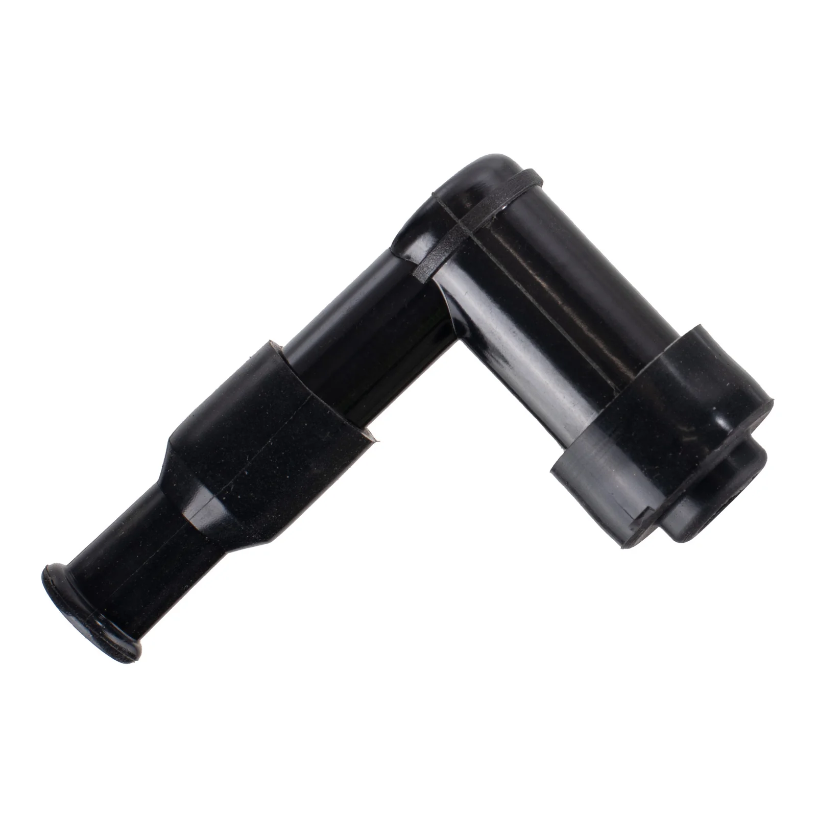 Whites Spark Plug Cap (Replaces LD05F) Right Angle - Black - Image 2