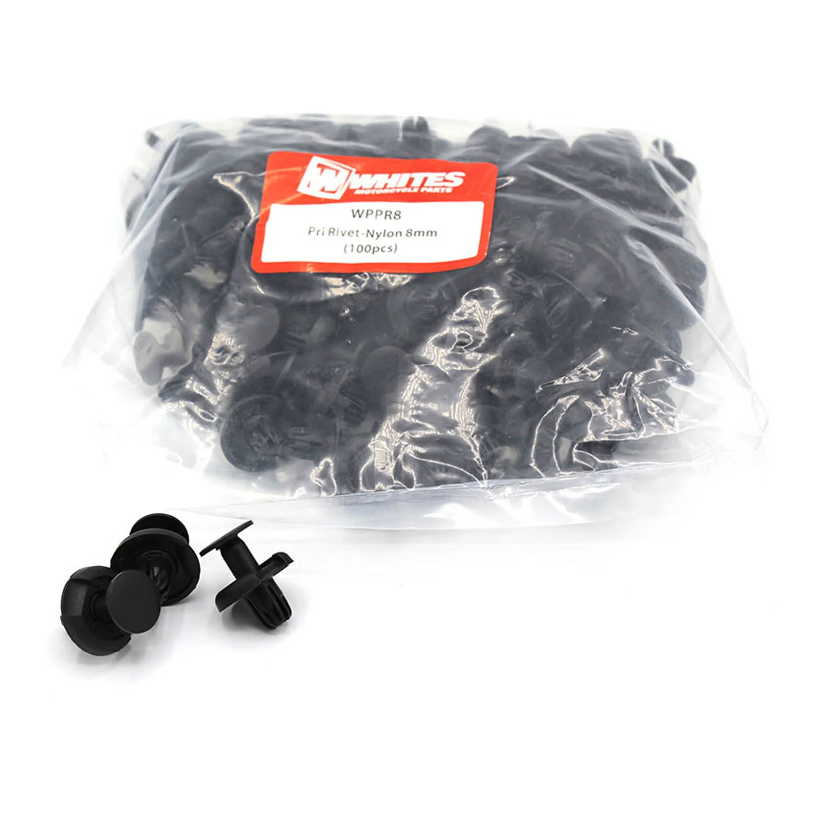 Whites Nylon Pry Rivets - 8mm (100 Pack) - Image 2