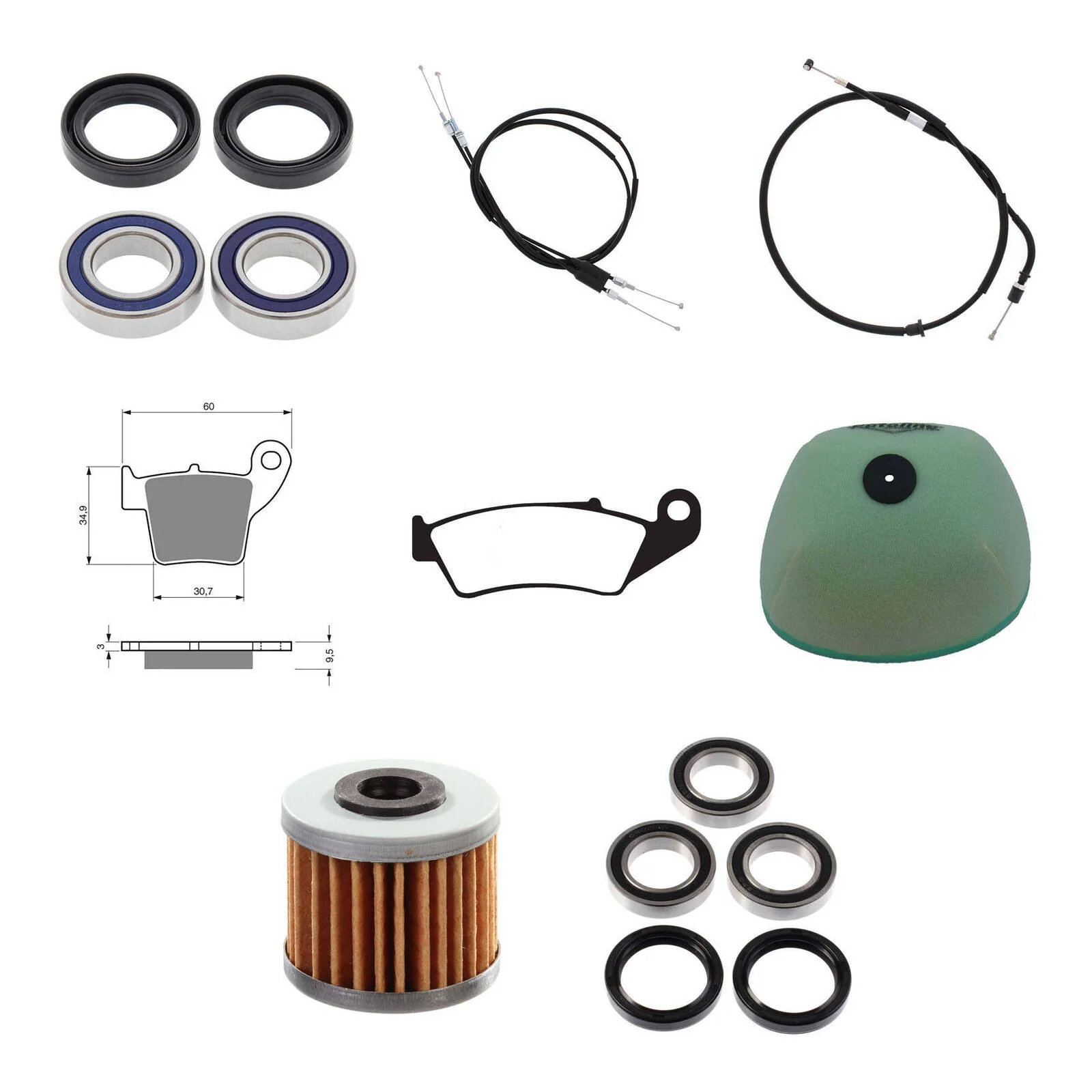 Offroad Refurb Kit - Honda CRF250R '14-'17