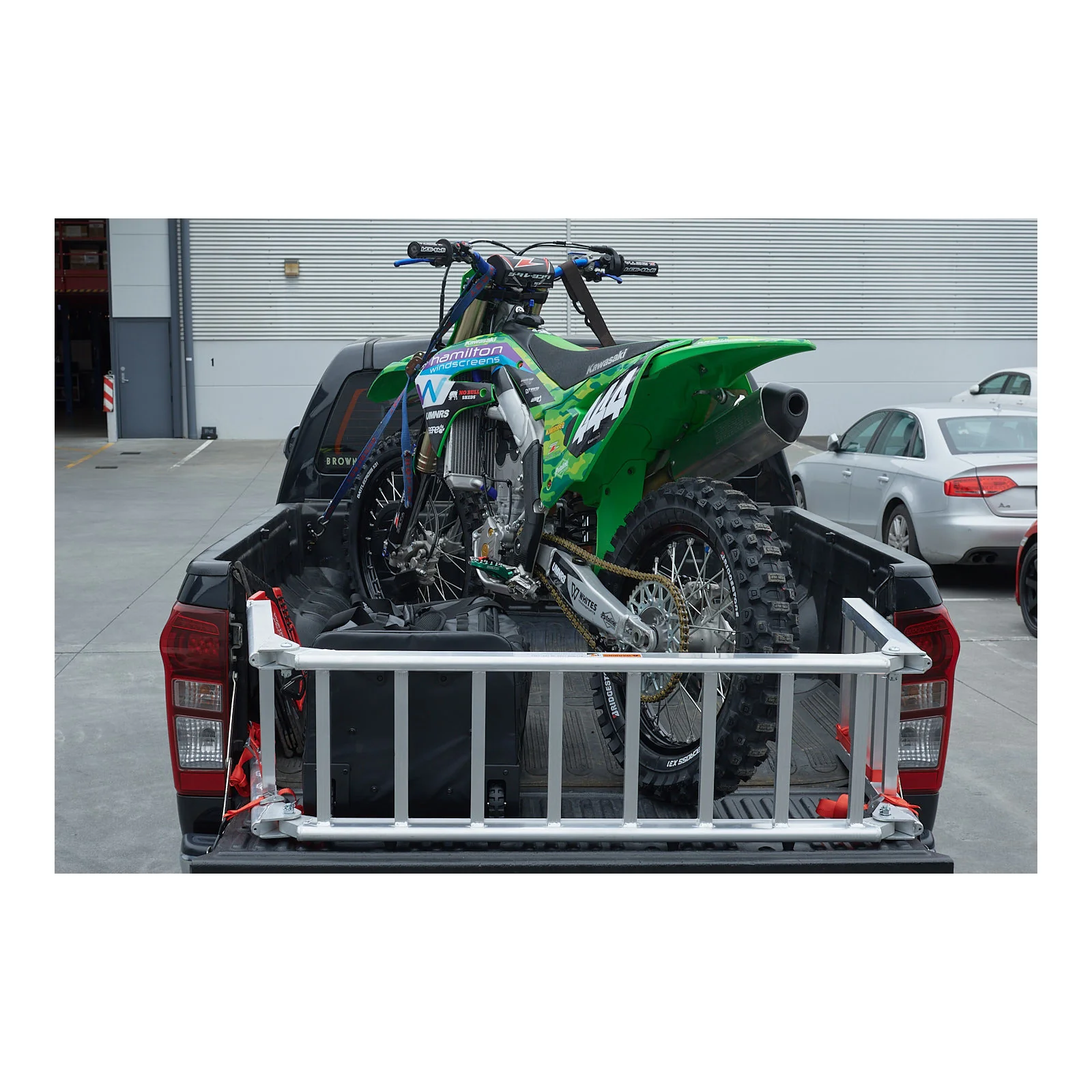Whites Alloy Tailgate Folding Ramp 223x35cm 318kg Rated - Image 7