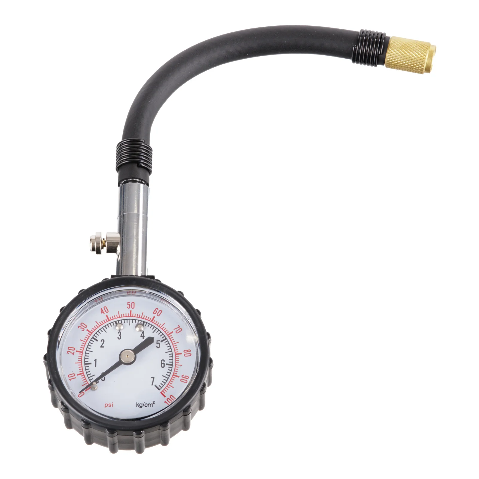 Whites Analogue Tyre Pressure Gauge 0-60 PSI - Flexible Hose - Image 2