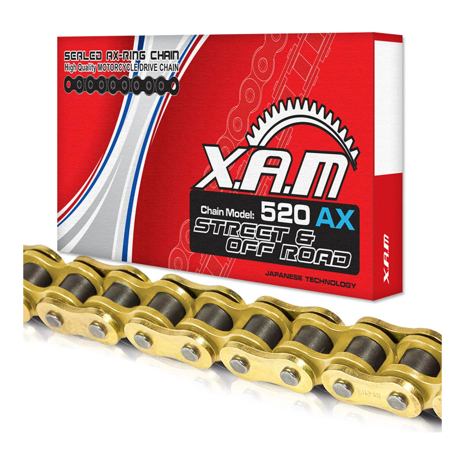 XAM Sprocket Kit Honda CR250 / CRF450 X-Ring Gold 13/49 - Image 5