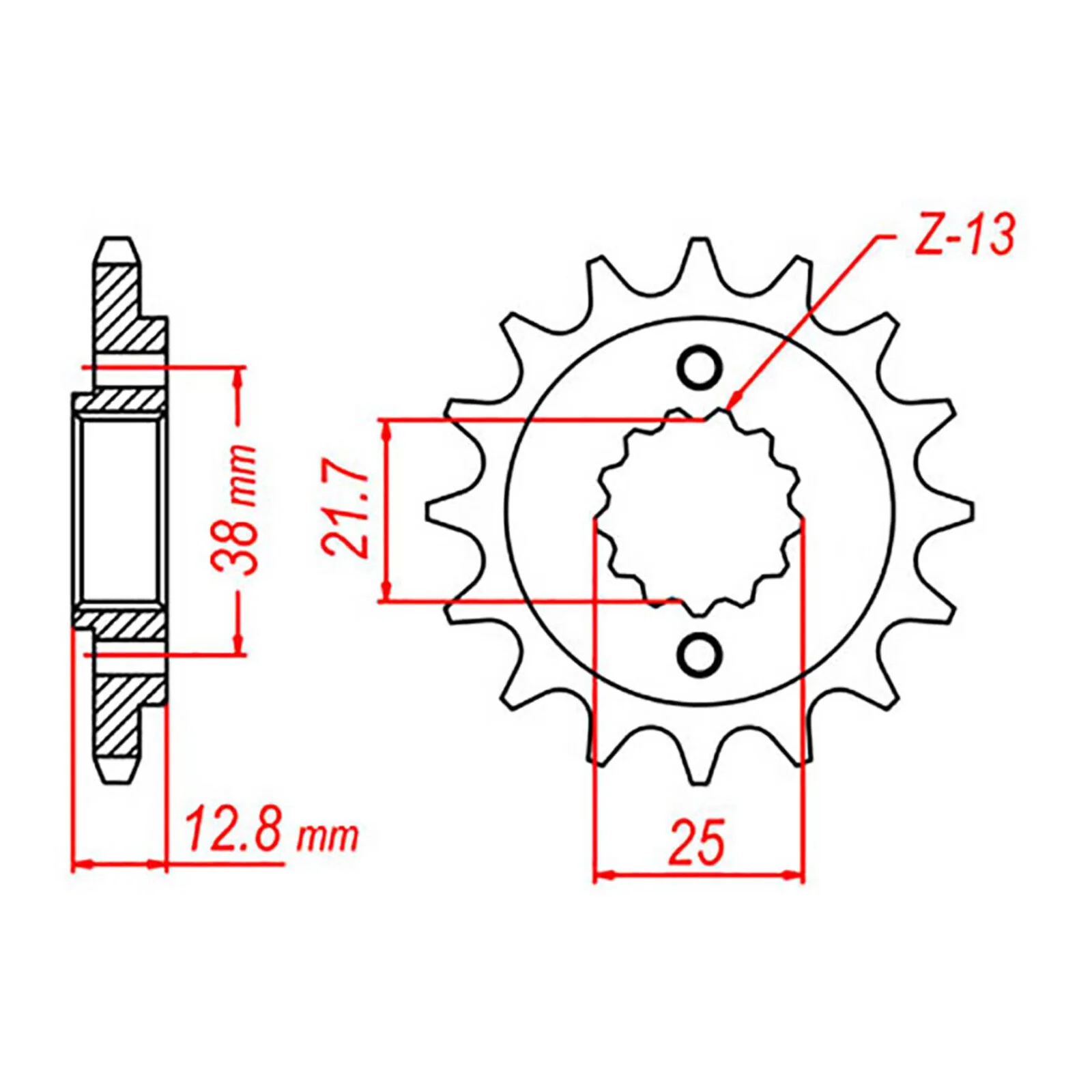 XAM Sprocket Kit Kawasaki KLR650 '22-'24 X-Ring 15/43 - Image 3