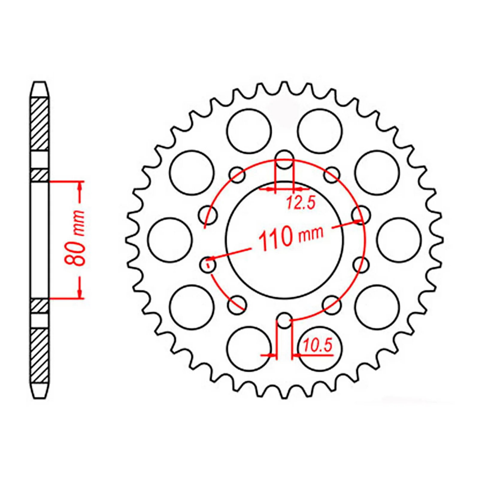 XAM Sprocket Kit Honda CBR1000F '89-'00 X-Ring 17/42 - Image 4