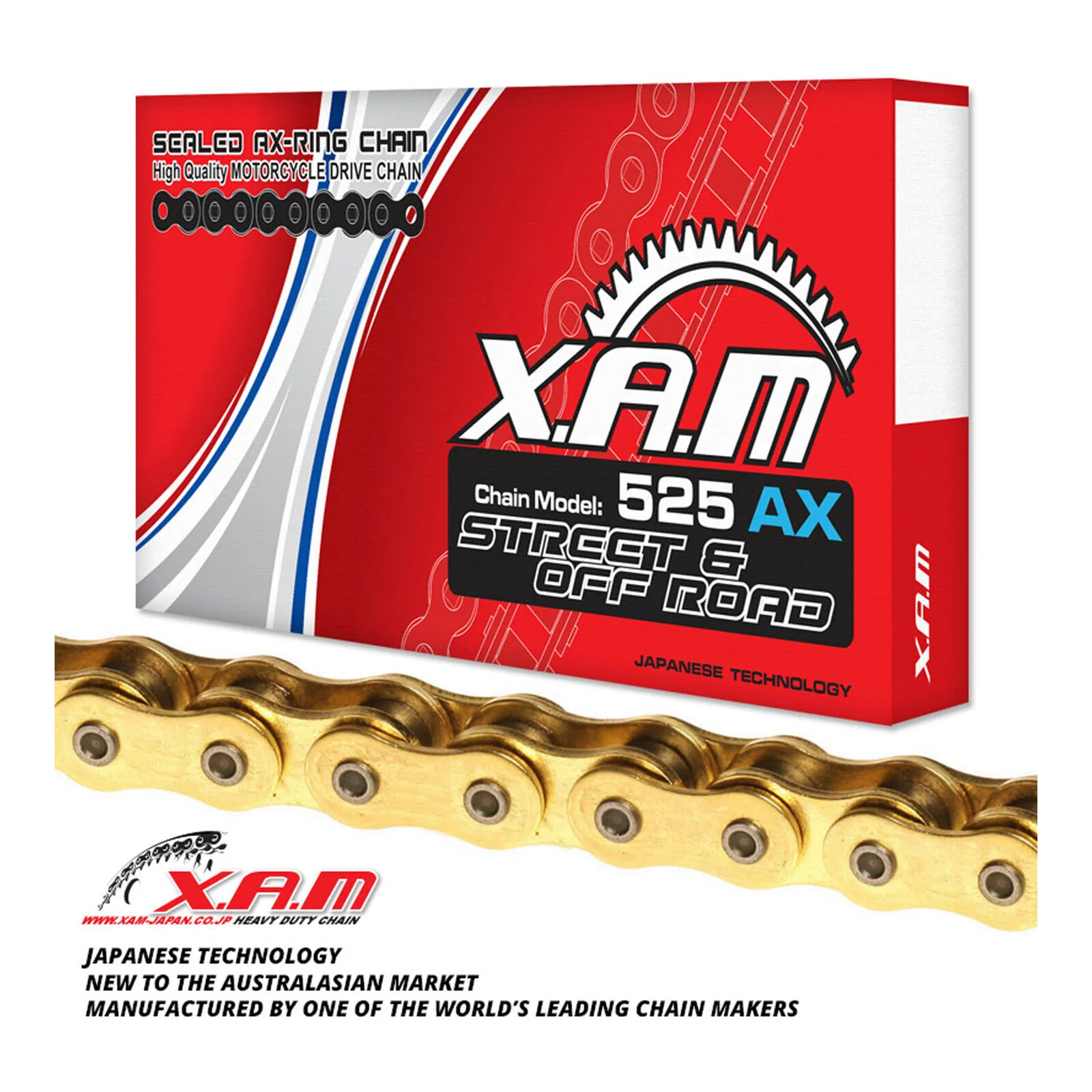 XAM Sprocket Kit HYOSUNG GT650 /GT650R X-Ring Gold 15/44 - Image 5