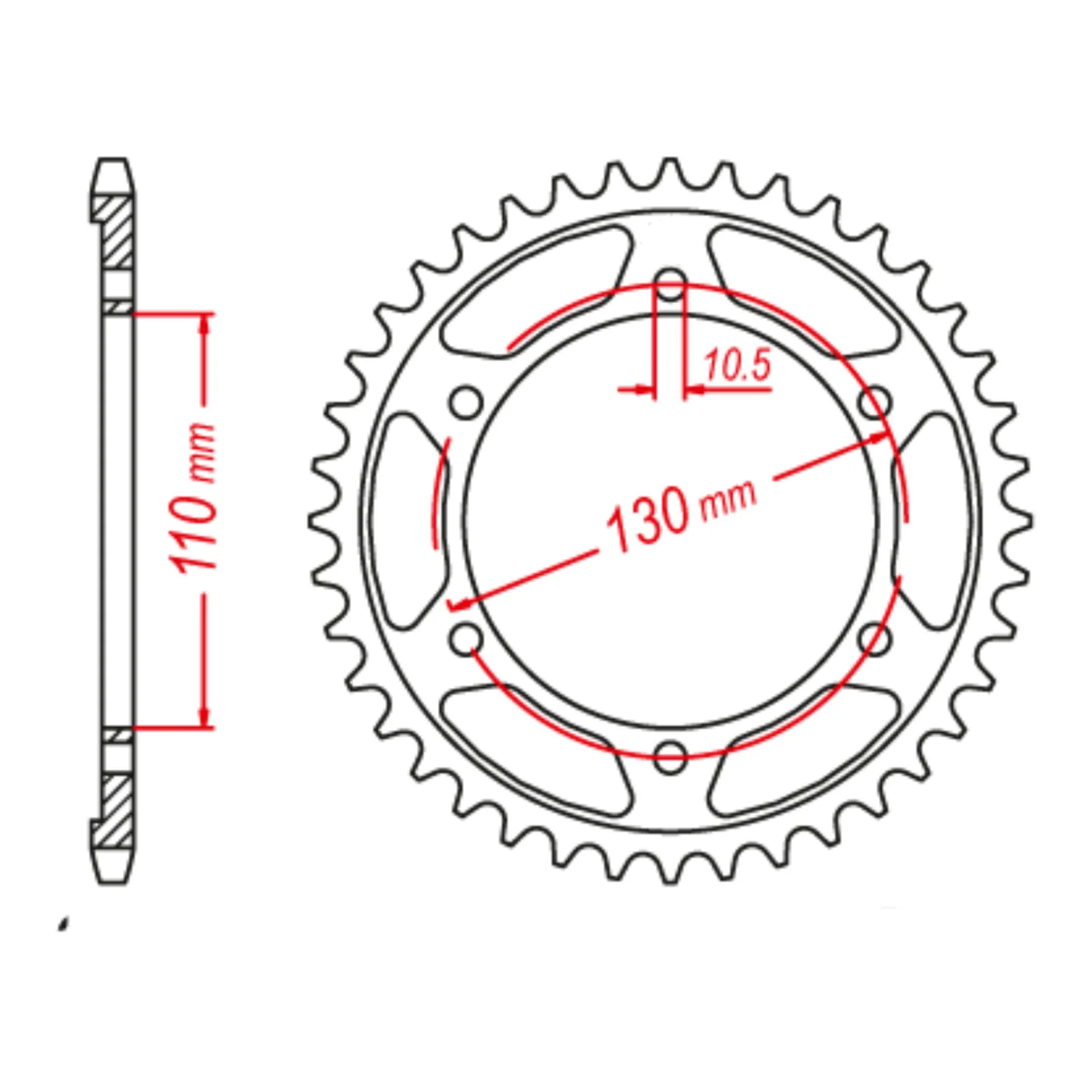XAM Sprocket Kit Yamaha XTZ690 Tenere '20-'21 - 525AX 15/46 - Image 4